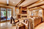 Lower Den with Billiards - A Mine Shaft Breckenridge Luxury Home